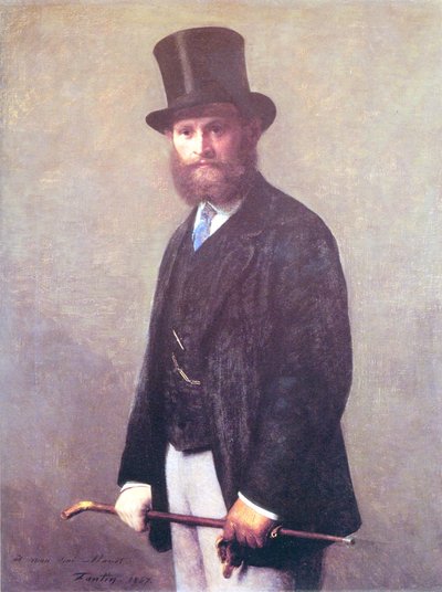 Porträt von Édouard Manet von Édouard Manet